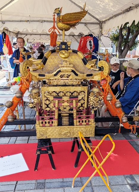 兵庫運河祭り子ども神輿の画像